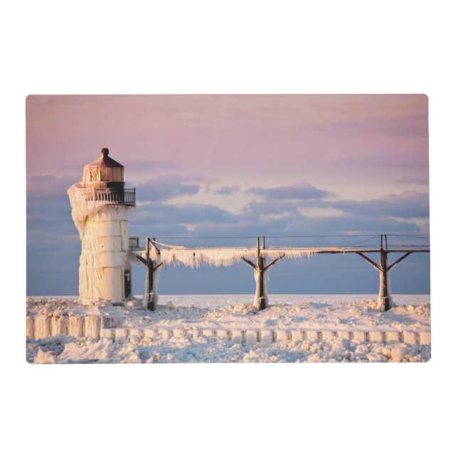 Lighthouses | Lake Michigan Lighthouse Placemat (Front)
