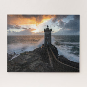 Lighthouses Le Conquet Kermorvan Lighthouse Jigsaw Puzzle