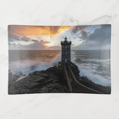 Lighthouses  Le Conquet Kermorvan Lighthouse Trinket Tray