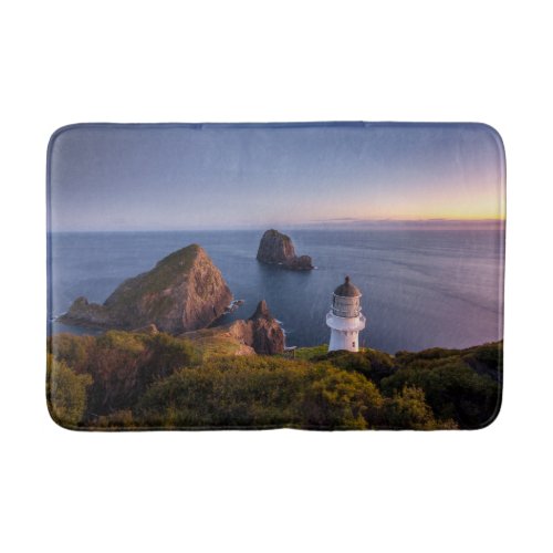 Lighthouses  Lighthouse Cape Brett New Zealand Bath Mat