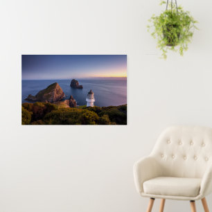 Lighthouses   Lighthouse Cape Brett New Zealand Foam Board