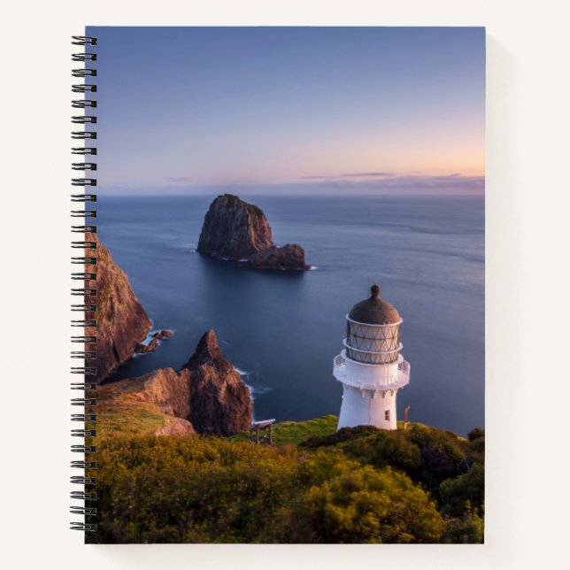 Lighthouses | Lighthouse Cape Brett New Zealand Notebook (Front)