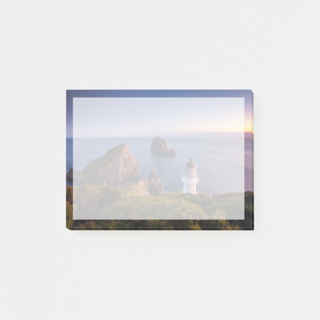 Lighthouses | Lighthouse Cape Brett New Zealand Post-it Notes (Front)