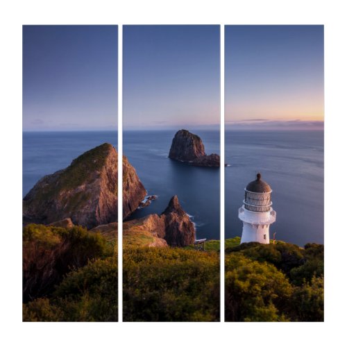 Lighthouses  Lighthouse Cape Brett New Zealand Triptych