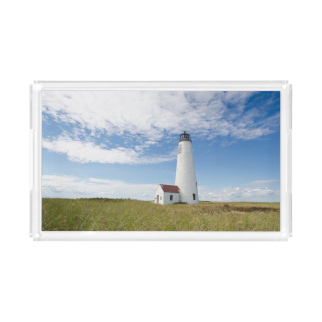 Lighthouses | Lighthouse Massachusetts Acrylic Tray (Front)