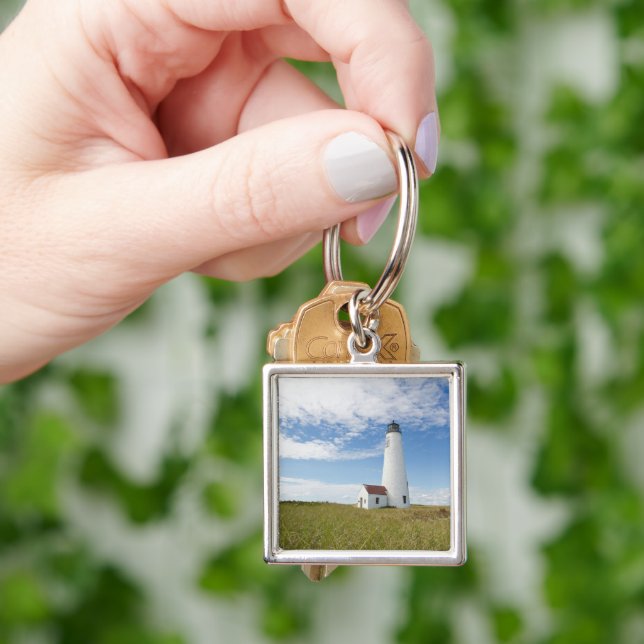 Lighthouses | Lighthouse Massachusetts Keychain (Hand)
