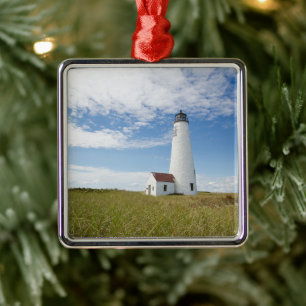 Lighthouses Lighthouse Massachusetts Metal Ornament