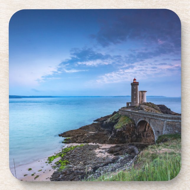 Lighthouses | Lighthouse Plouzané France Beverage Coaster (Front)