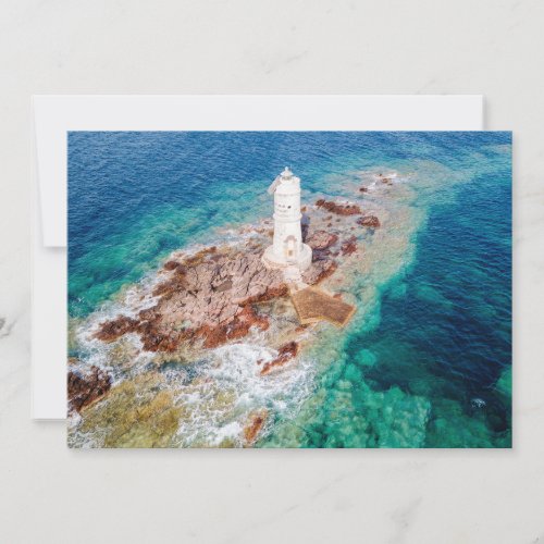 Lighthouses  Mangiabarche Lighthouse Italy Thank You Card