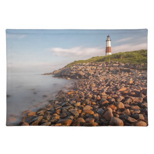 Lighthouses  Montauk Point Long Island Cloth Placemat