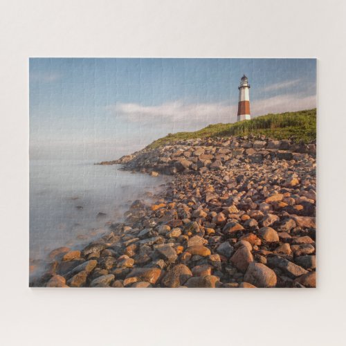 Lighthouses  Montauk Point Long Island Jigsaw Puzzle