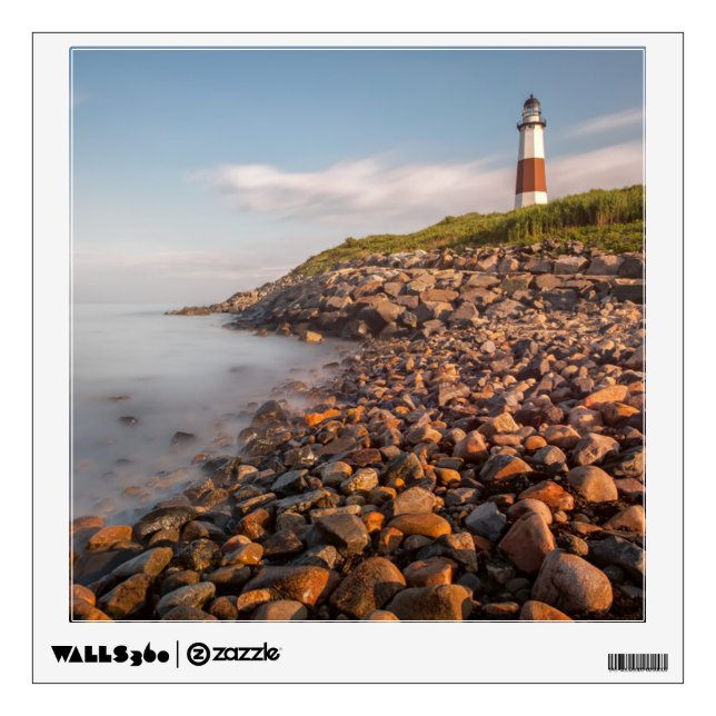 Lighthouses | Montauk Point Long Island Wall Decal (Front)