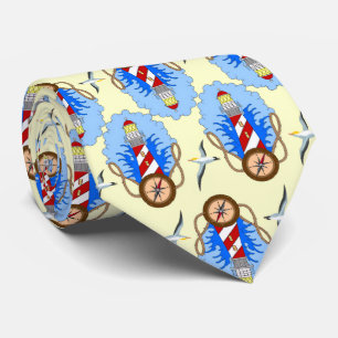 Lighthouses Neck Tie