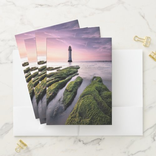 Lighthouses  New Brighton Lighthouse UK Pocket Folder