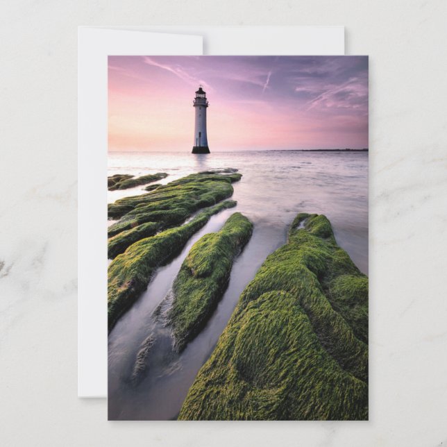 Lighthouses | New Brighton Lighthouse, UK Thank You Card (Front)