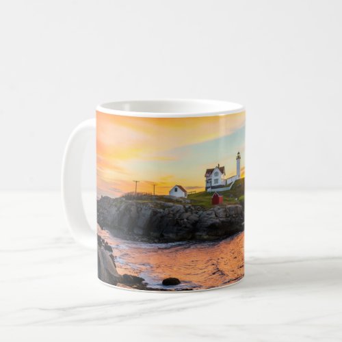 Lighthouses  Nubble Lighthouse Maine Coffee Mug