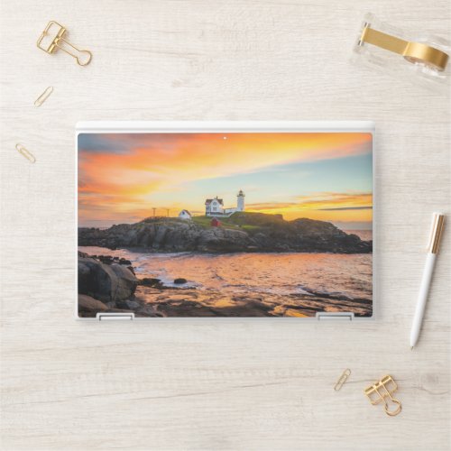 Lighthouses  Nubble Lighthouse Maine HP Laptop Skin