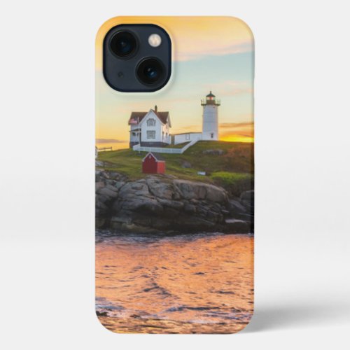 Lighthouses  Nubble Lighthouse Maine iPhone 13 Case