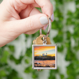 Lighthouses Nubble Lighthouse Maine Keychain