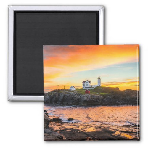 Lighthouses  Nubble Lighthouse Maine Magnet