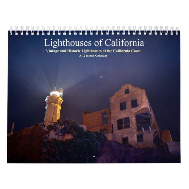 Lighthouses of California Calendar (Cover)