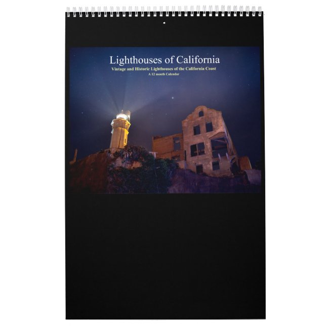 Lighthouses of California Calendar (Cover)