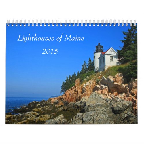 Lighthouses of Maine Calendar