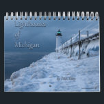 Lighthouses of Michigan Calendar<br><div class="desc">Lighthouses from around Lake Michigan and Lake Huron. Note: plan for 2 week production/delivery. I recently purchased this for myself, in the Large size. Let me just say I was very impressed with the printing, the images, the card stock that was used - All VERY nice. I was hesitant about...</div>