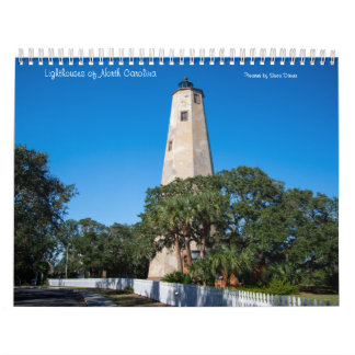 Lighthouses of North Carolina Calendar Med