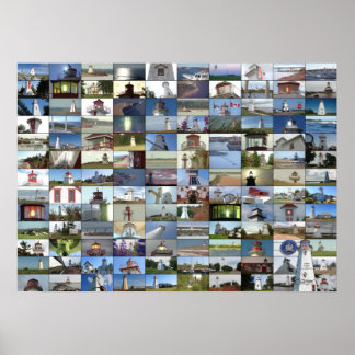 Lighthouses of Prince Edward Island Poster