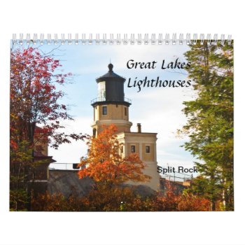 Lighthouses Of The Great Lakes Calendar by lighthouseenthusiast at Zazzle