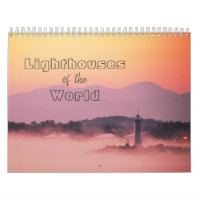 Lighthouses of the World 12-Month Calendar
