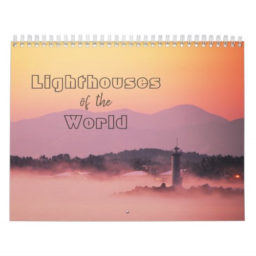Lighthouses of the World 12_Month Calendar