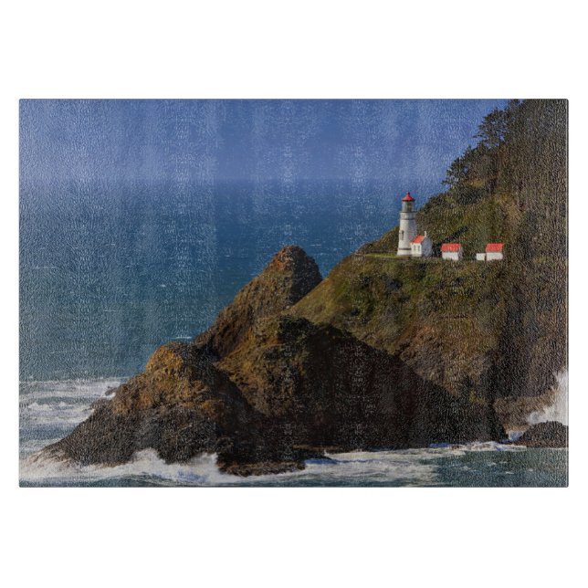 Lighthouses | Oregon Coast Lighthouse Cutting Board (Front)