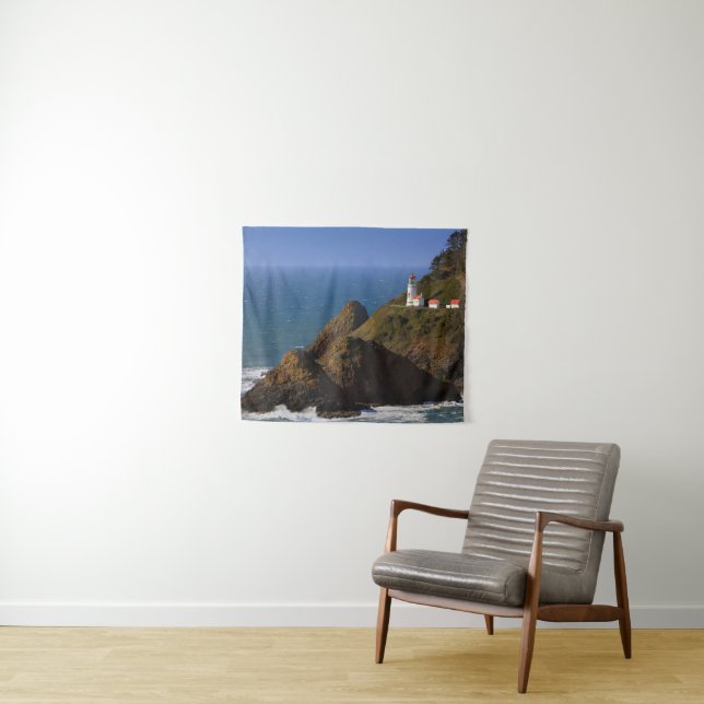 Lighthouses | Oregon Coast Lighthouse Tapestry (In Situ (Horizontal))