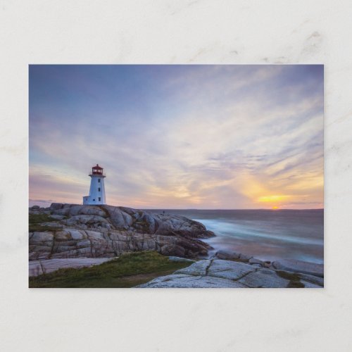 Lighthouses  Peggys Cove Lighthouse Nova Scotia Postcard