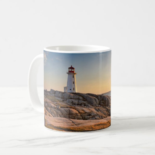 Lighthouses | Peggy's Cove Nova Scotia Coffee Mug (Front Left)