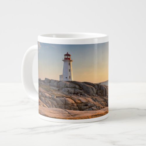 Lighthouses  Peggys Cove Nova Scotia Giant Coffee Mug
