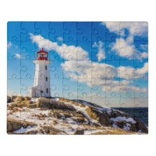 Lighthouses Peggy's Cove Nova Scotia Jigsaw Puzzle