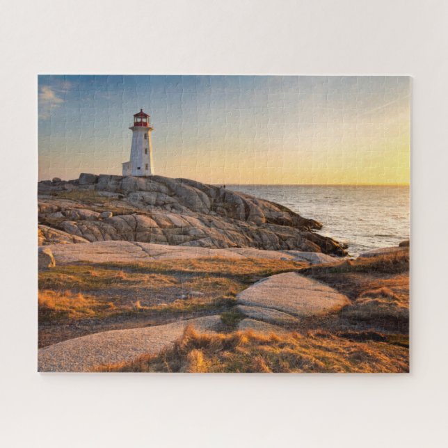 Lighthouses | Peggy's Cove Nova Scotia Jigsaw Puzzle (Horizontal)