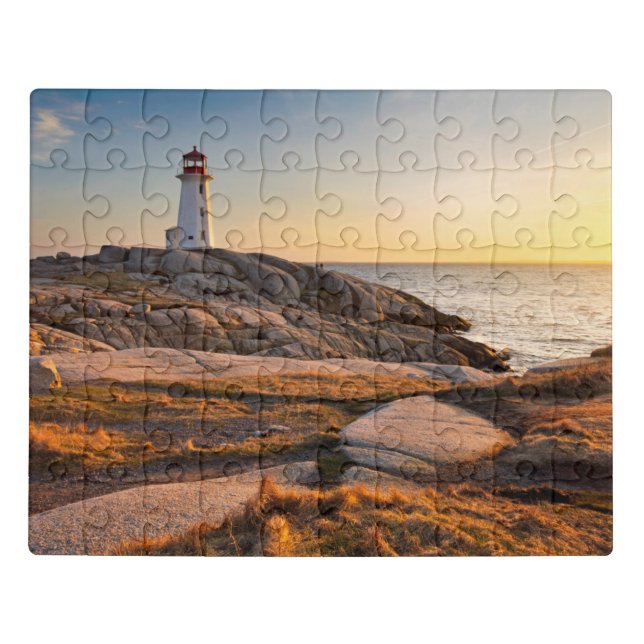 Lighthouses | Peggy's Cove Nova Scotia Jigsaw Puzzle (Puzzle Horizontal)