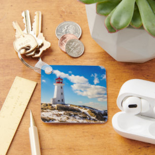 Lighthouses Peggy's Cove Nova Scotia Keychain