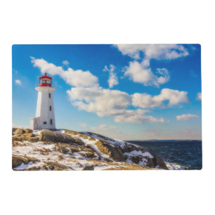 Lighthouses Peggy's Cove Nova Scotia Placemat