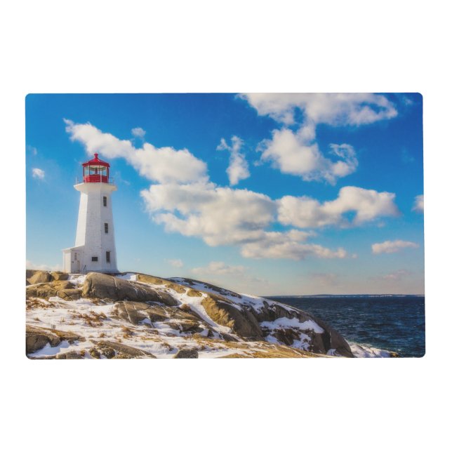 Lighthouses | Peggy's Cove Nova Scotia Placemat (Front)
