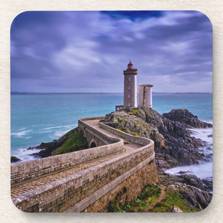 Lighthouses | Petit Minou Lighthouse France Beverage Coaster