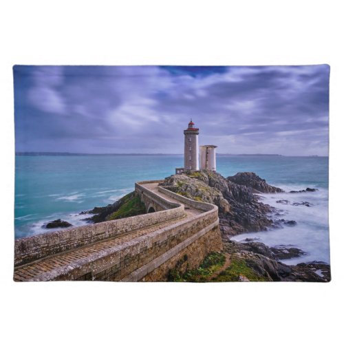 Lighthouses  Petit Minou Lighthouse France Cloth Placemat