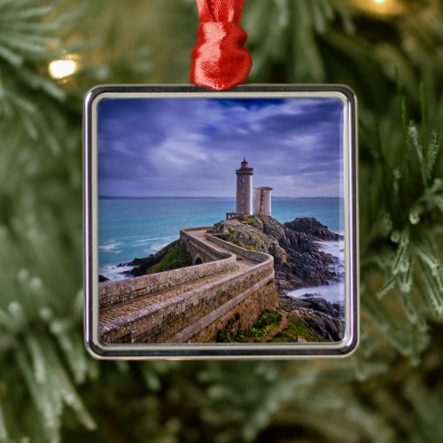 Lighthouses | Petit Minou Lighthouse France Metal Ornament