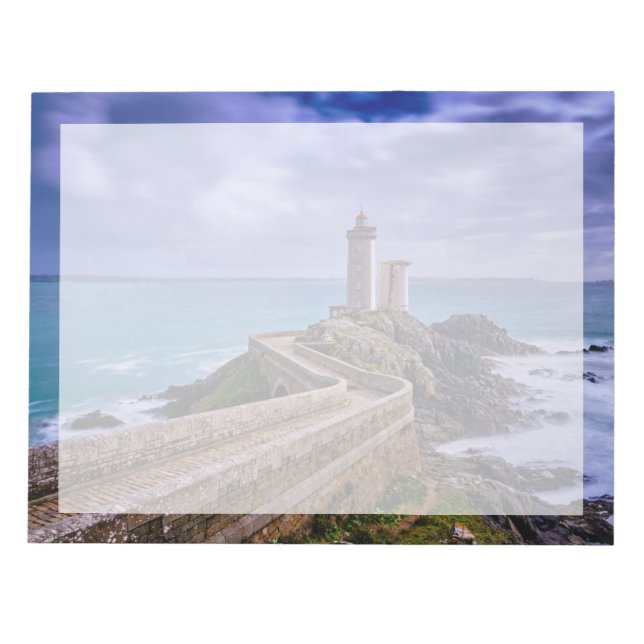 Lighthouses | Petit Minou Lighthouse France Notepad (Front)