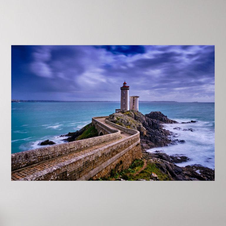 Lighthouses | Petit Minou Lighthouse France Poster