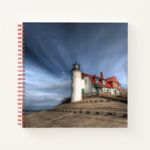 Lighthouses  Point Betsie Lake Michigan Notebook